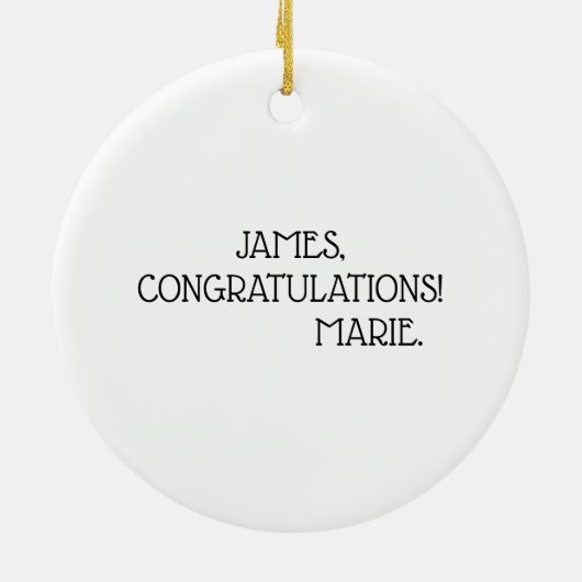 Mijn eerste kerst US Citizen Ornament Eagle (Achterkant)