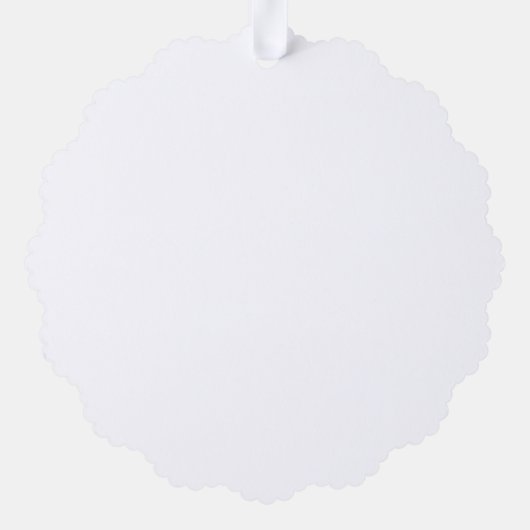 Mijn eerste Kerst - Waterverf Bloemenkrans - Ornament Kaart (Achterkant)