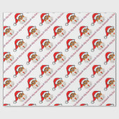 Mijn eerste kerstBaby Walrus Cadeaupapier (Vlak)