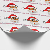 Mijn eerste kerstBaby Walrus Cadeaupapier (Hoek)