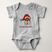 Mijn eerste kerstBaby Walrus Romper (Voorkant)
