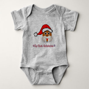 Mijn eerste kerstBaby Walrus Romper