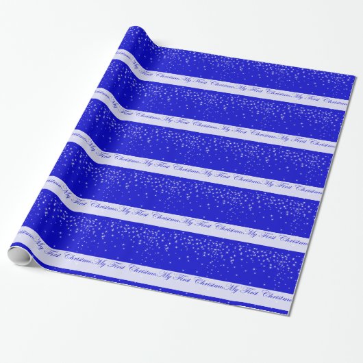 Mijn eerste kerstcadeau verpakking cadeaupapier (Uitgerold)