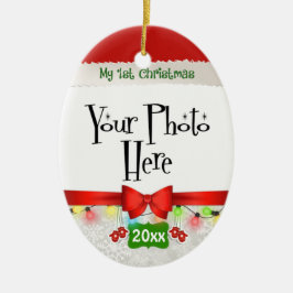 Mijn eerste kerstcadeauservice keramisch ornament