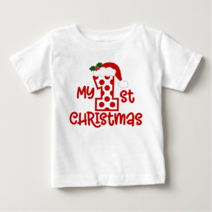Mijn eerste kerstcadeautje Modern Polka Dot Santa