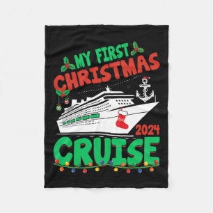 Mijn eerste kerstcruise 2024 cruiseschip vakantie fleece deken