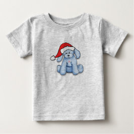 "Mijn eerste kerstfeest"-baby-kostuum met een scha