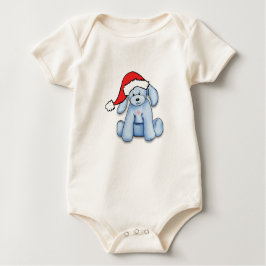 "Mijn eerste kerstfeest"-baby-kostuum met een scha
