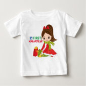 Mijn eerste kerstfeest Baby T-Shirt (Voorkant)