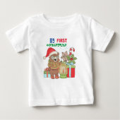 Mijn eerste kerstfeest Baby T-Shirt (Voorkant)