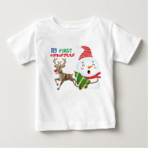 Mijn eerste kerstfeest Baby T-Shirt