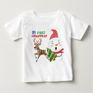 Mijn eerste kerstfeest Baby T-Shirt