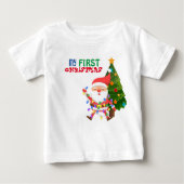 Mijn eerste kerstfeest Baby T-Shirt (Voorkant)