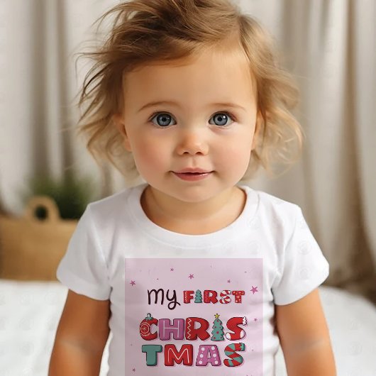 Mijn eerste kerstfeest Baby T-shirt