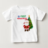 Mijn eerste kerstfeest Baby T-Shirt (Voorkant)