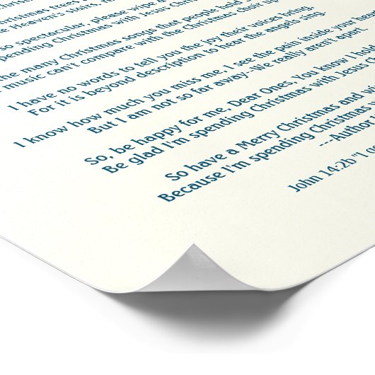 Mijn eerste kerstfeest in het Poster van de hemel (Hoek)