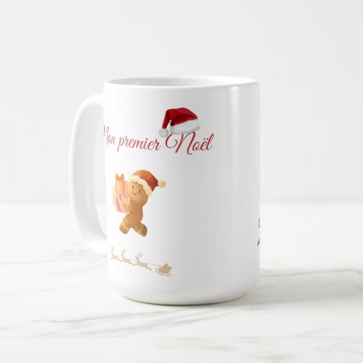 Mijn eerste kerstfeest koffiemok (Voorkant links)