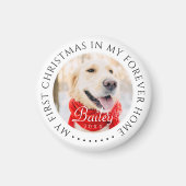 Mijn eerste Kerstfeest voor altijd Thuis Modern Pe Magneet (Voorkant)