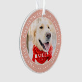 Mijn eerste Kerstfeest voor altijd Thuis Modern Pe Ornament (voorkant)