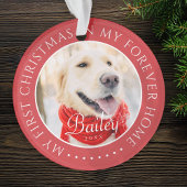 Mijn eerste Kerstfeest voor altijd Thuis Modern Pe Ornament