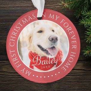 Mijn eerste Kerstfeest voor altijd Thuis Modern Pe Ornament