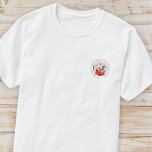 Mijn eerste Kerstfeest voor altijd Thuis Modern Pe T-shirt<br><div class="desc">Dit eenvoudige en klassieke ontwerp is samengesteld uit serif typografie en voegt een douanefoto toe. "Mijn eerste Kerstmis in mijn voorgoed thuis" omringt de aangepaste foto.</div>