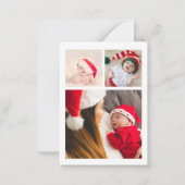 Mijn eerste kerstfeestdag met Baby Notitiekaartje (Achterkant)