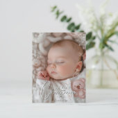 Mijn eerste kerstfoto Baby Briefkaart (Staand voorkant)
