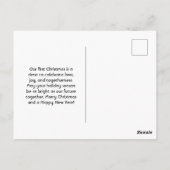 Mijn eerste kerstfoto Baby Briefkaart (Achterkant)