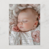 Mijn eerste kerstfoto Baby Briefkaart (Voorkant)