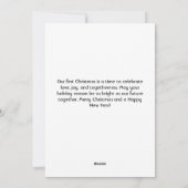 Mijn eerste kerstfoto Baby Feestdagenkaart (Achterkant)