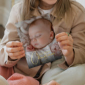 Mijn eerste kerstfoto Baby Folie Feestdagenkaart