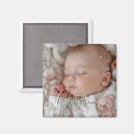 Mijn eerste kerstfoto Baby Magneet