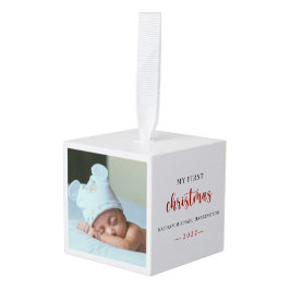 Mijn eerste kerstfoto-Baby Ornament met foto's