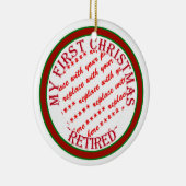 Mijn eerste kerstfoto in ruste Lijst Keramisch Ornament (Rechts)