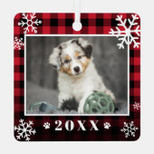 Mijn eerste kerstfoto metalen ornament (Achterkant)