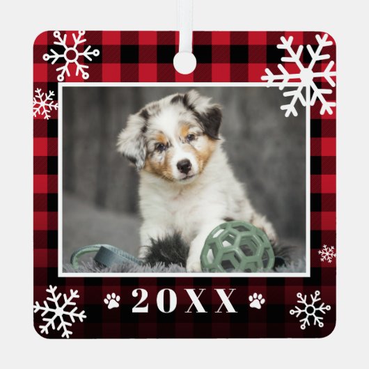 Mijn eerste kerstfoto metalen ornament (Achterkant)