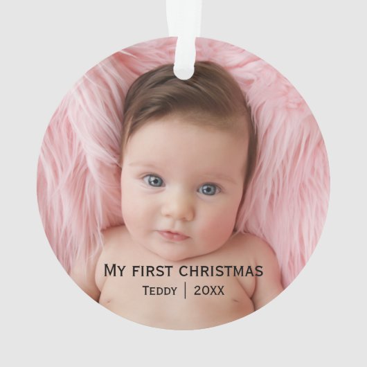 Mijn eerste kerstfoto ornament (achterkant)