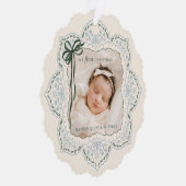 Mijn eerste  kerstfoto ornament kaart (Rechts)