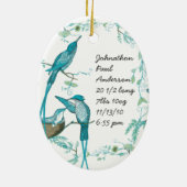 Mijn eerste kerstfoto-Ornament Keramisch Ornament (Achterkant)