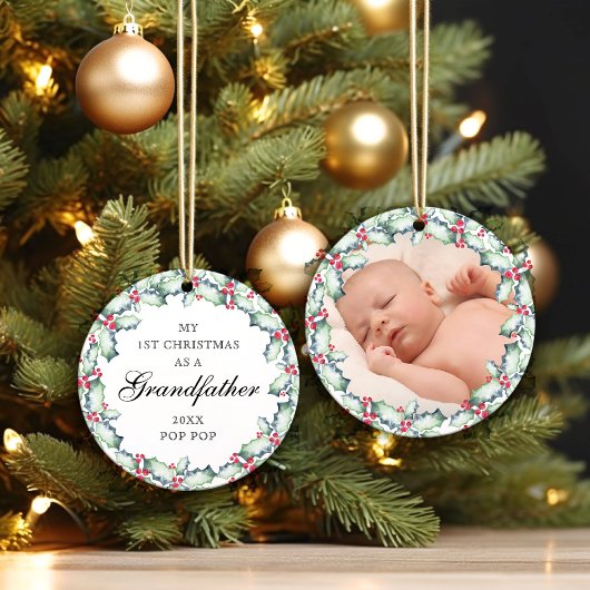 Mijn eerste kerstgrootvader, Foto Keepomwille Keramisch Ornament