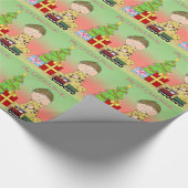 Mijn eerste kerstjongen die papier pakt (Hoek)