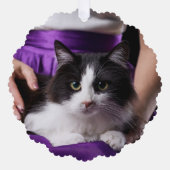 Mijn eerste kerstkat ornament kaart (Voorkant)