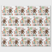 Mijn eerste kerstkerst cadeaupapier (Vlak)