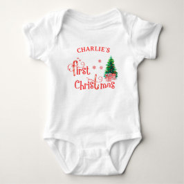 Mijn eerste kerstkerstkerstboom en cadeautjes romper