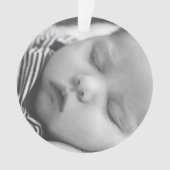 Mijn eerste kerstkerstkerstgepersonaliseerde kerst ornament (voorkant)