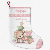 Mijn eerste kerstkerstkerstkerstcadeaustop... kleine kerstsok (Voorkant)