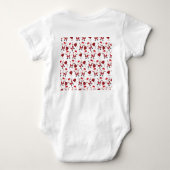 Mijn eerste kerstkerstkerstkerstkerstkerstcadeauta romper (Achterkant)