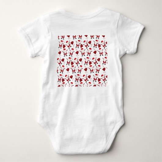 Mijn eerste kerstkerstkerstkerstkerstkerstcadeauta romper (Achterkant)