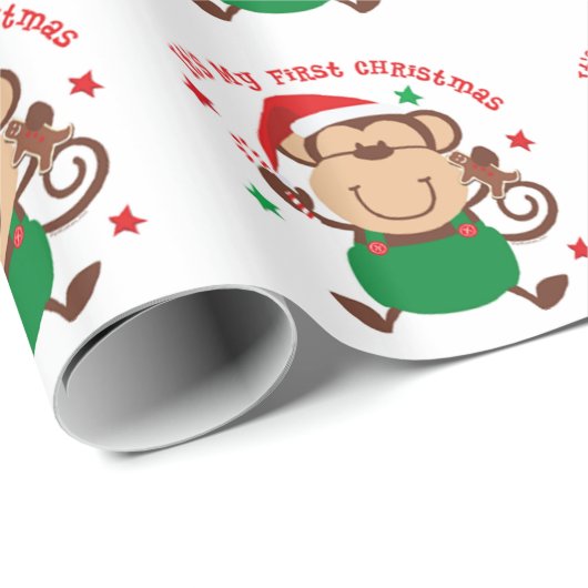 Mijn eerste kerstkerstkerstkerstkerstman cadeaupapier (Rol Hoek)